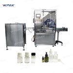 Automata e-cigaretta folyékony olajos palacktöltő dugós kupakoló gép