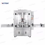 Kókuszolaj automata üvegedények 2 fejes pneumatikus töltősor