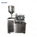 Összecsukható alumínium fémcsövek tömítő tömítőgépek félautomata