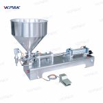 Teljes pneumatikus folyékony paszta töltőgép kozmetikai krémhez