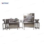 Gyógyszerészeti fecskendős gél töltősapka záró gép