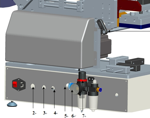 Kiöntő zsákok műanyag zacskó címkézőgép félautomata lapos felületre