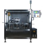 Automatikus elősterilizált befecskendező fecskendőtöltő dugós tömítőgép