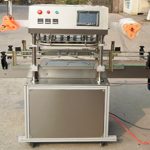 Automata háromfejű snack-tégelyek fóliazáró gépe