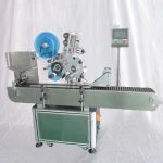 Nagy sebességű vízszintes kerek palackok fiolák fecskendők címkéző berendezések