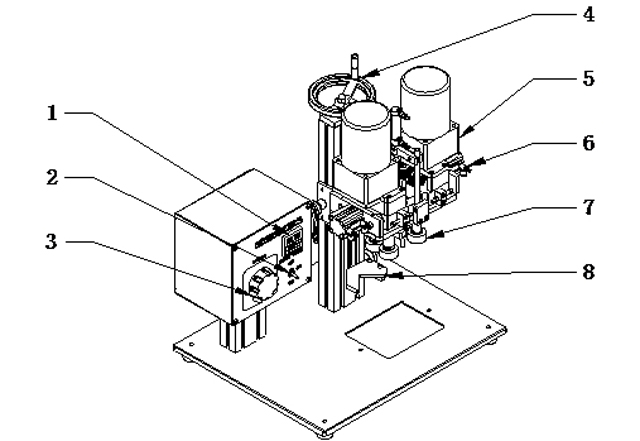 illustration of screw capping machine desktop asztali csavarzáró gép.jpg