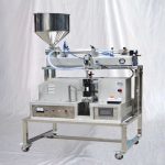 Félautomata csőtöltő gép ultrahangos tömítőberendezéssel